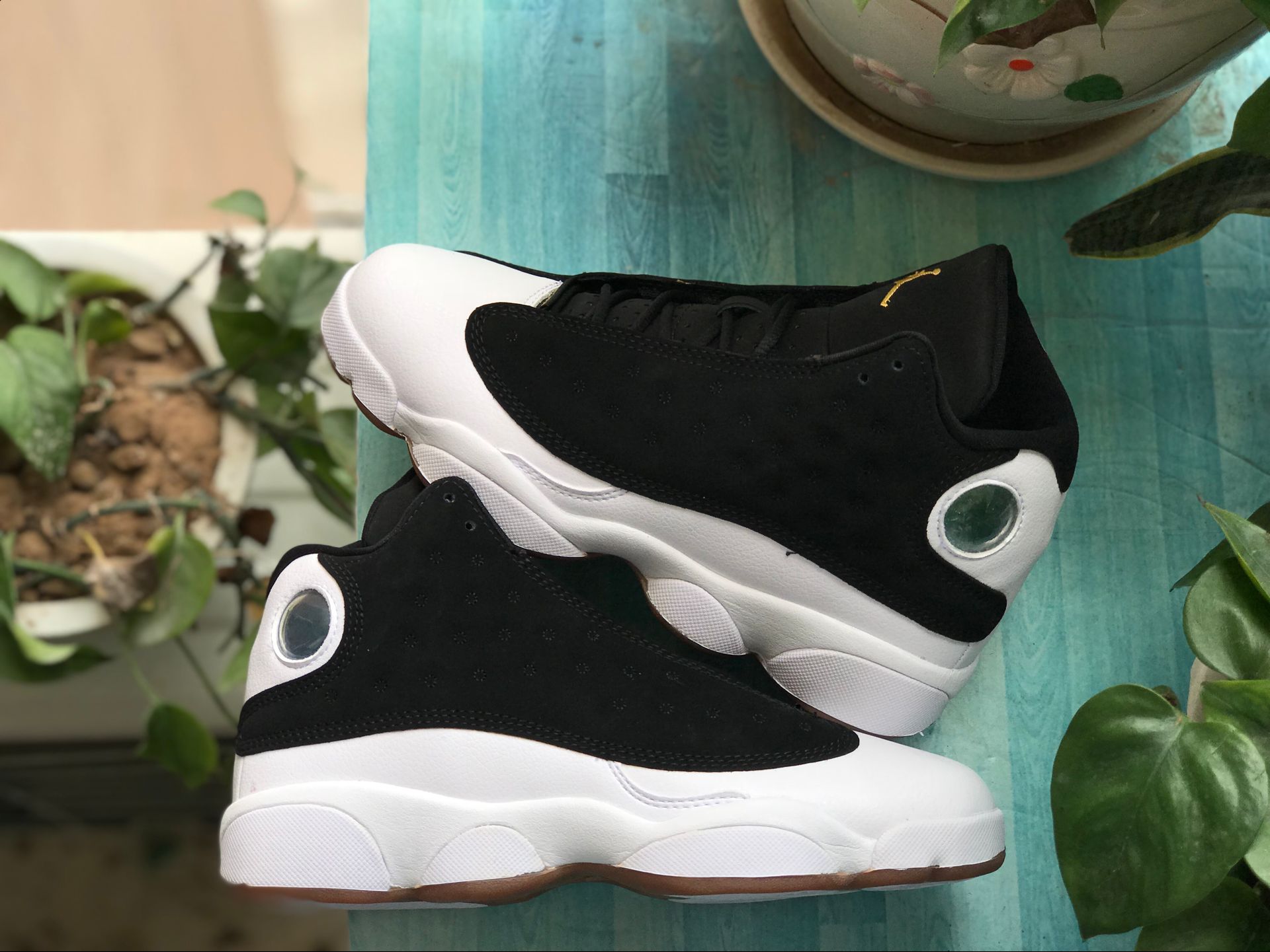 Nike Air Jordan 13 City Of Flight Gs Size Gum Black Gold White Girls 439358 021 6 - www.kickbulk.cc